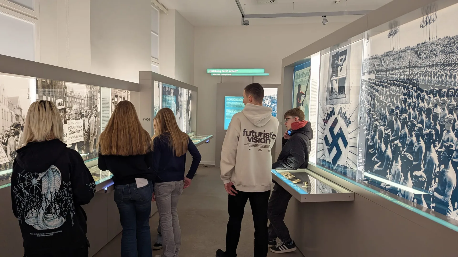 Im Museum Zwangsarbeit in Weimar
