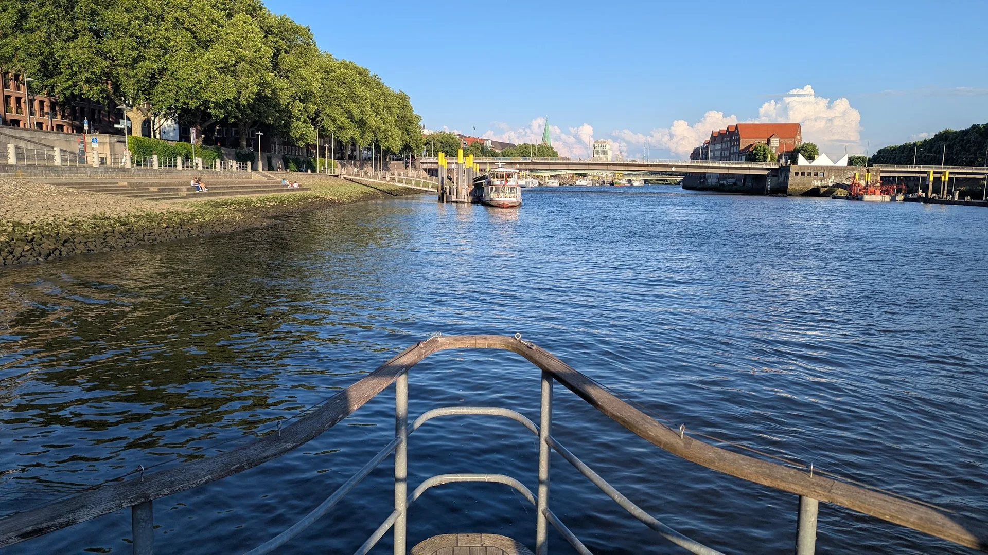 Ausblick auf die Weser